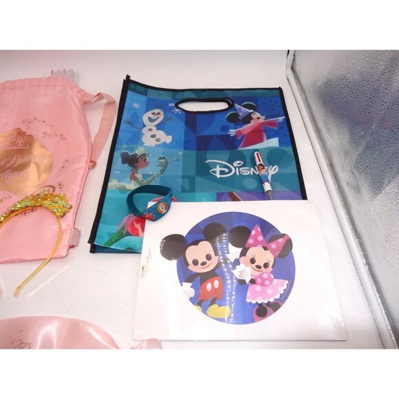 Disney Parks Bibbidi Bobbidi Boutique Drawstring Backpack Bag & Disney Tote Set - Picture 6 of 16